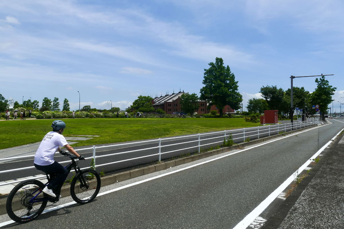 ガイド付きなので初心者でも安心して走れます