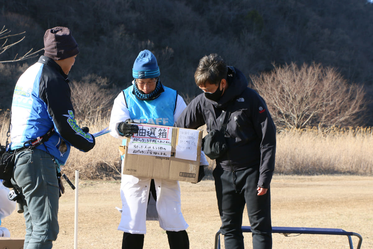 抽選会の様子