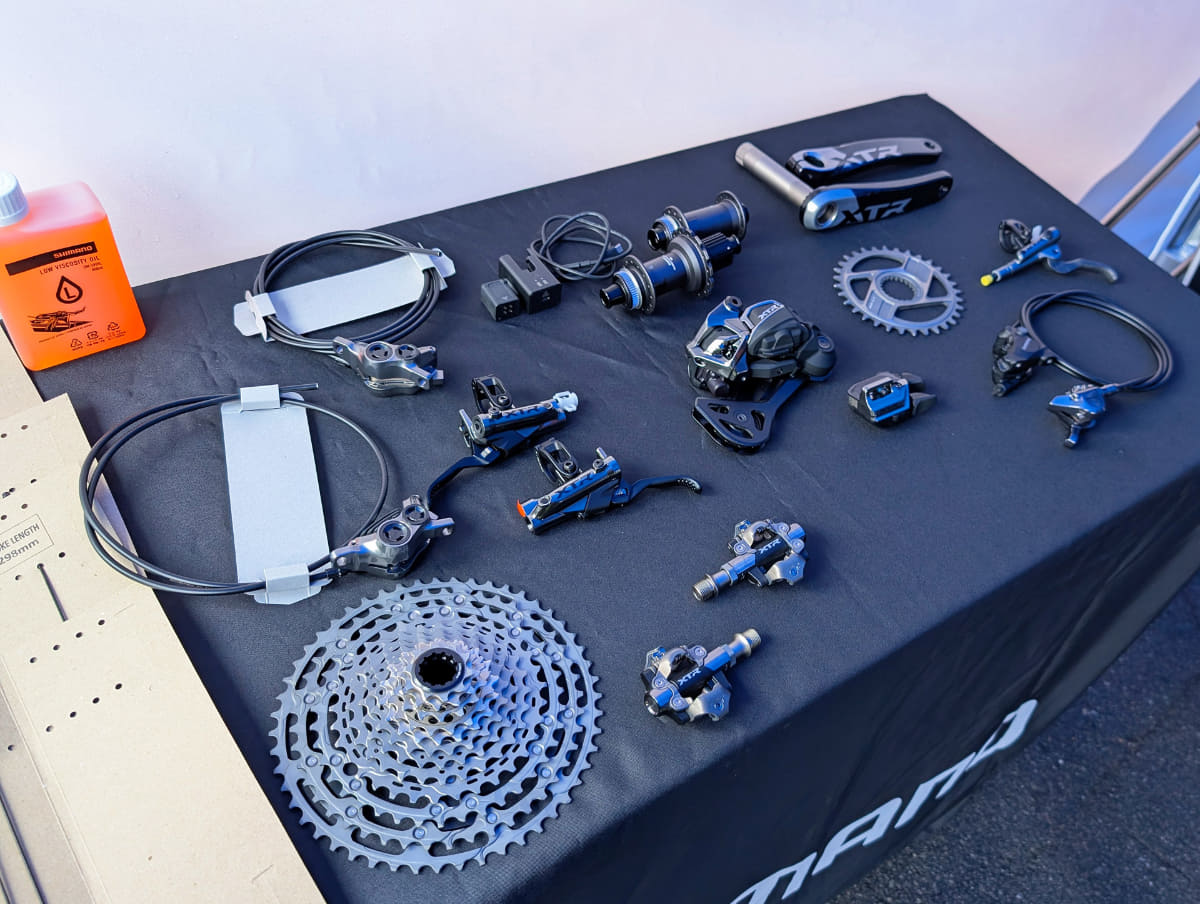 XTR M9200シリーズのコンポーネンツ群