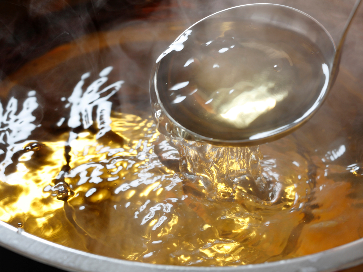 水道水より浄水を使ったほうがだし本来の香りを楽しめるという