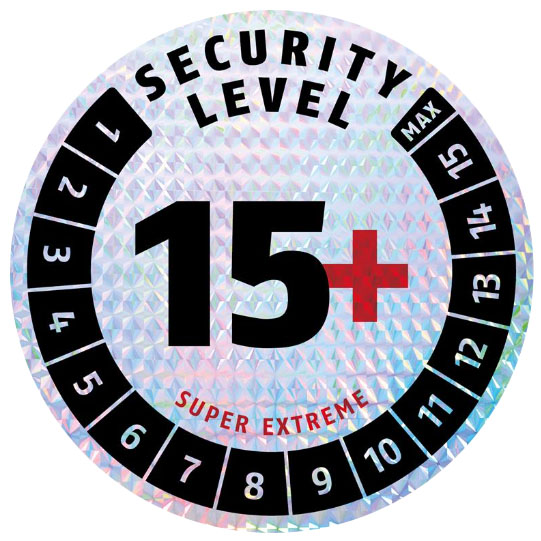 その他ハウジングやすべての機構にABUS独自配合の特殊強化鋼を使用しているため、セキュリティレベルはMAX15を超える15+で、ABUS自転車用ロック中で最上級ロックだという