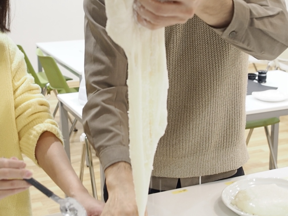 モッチモチのおもちができあがった