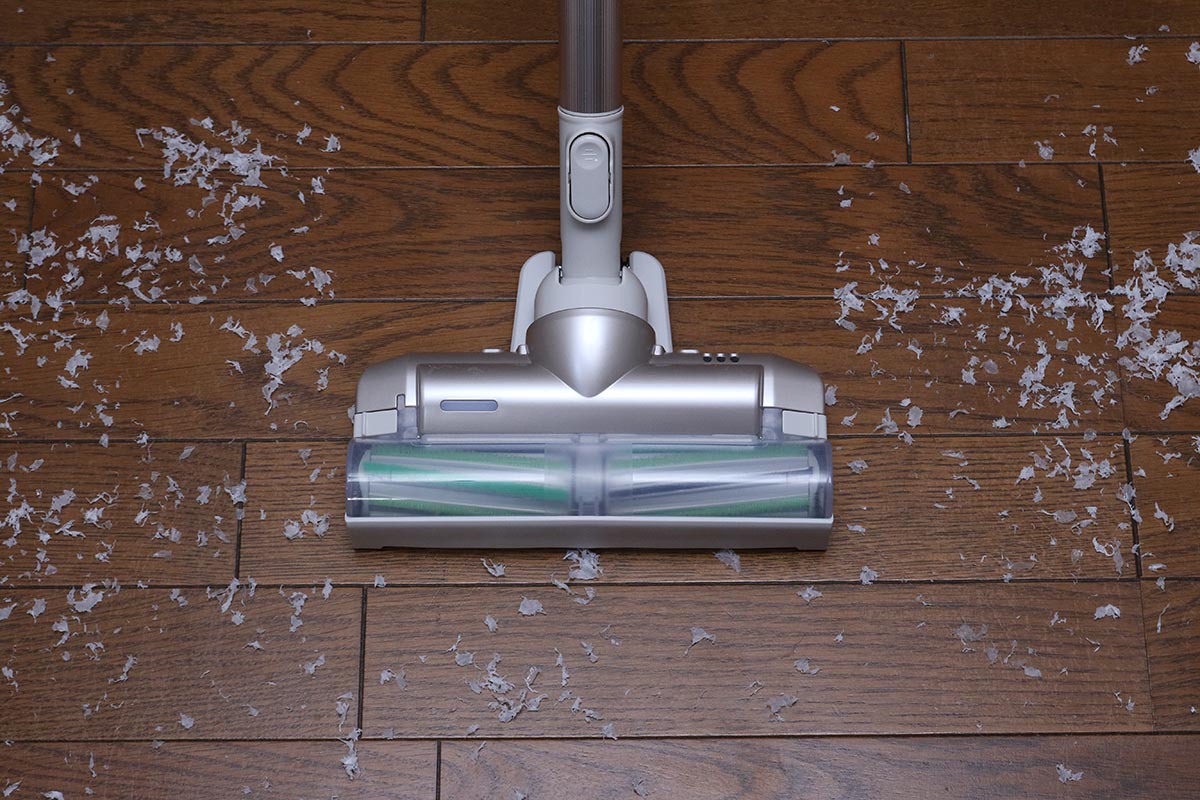 重量バランスがいいので、階段掃除も楽に持ち運べる