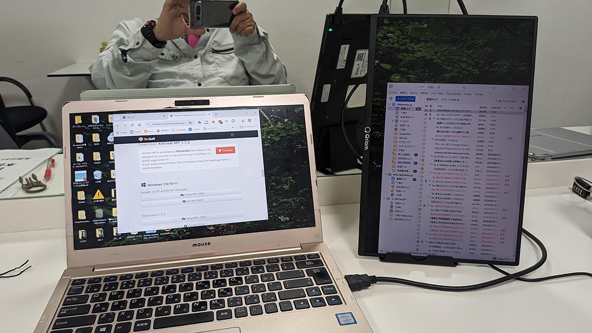 テレビ局の楽屋で!