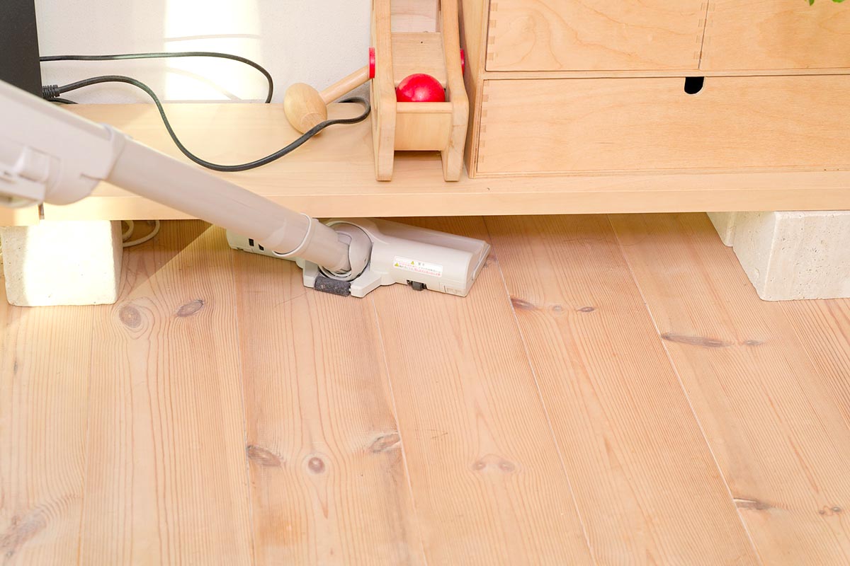 狭いところや高さのない隙間などもバッチリ