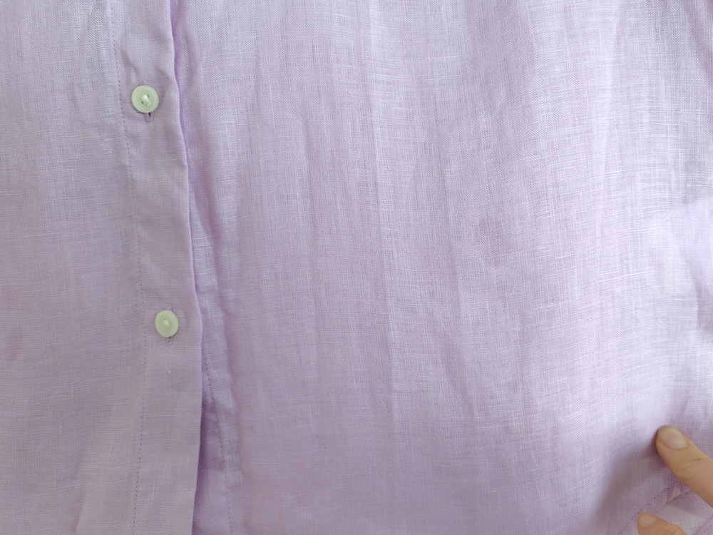 頑固なシワは取りきれなかった