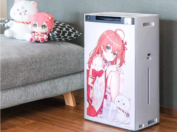 加湿空気清浄機カスタマイズサービス さくらみこver.<br><span class="fnt-70">© 2016 COVER Corp.</span>