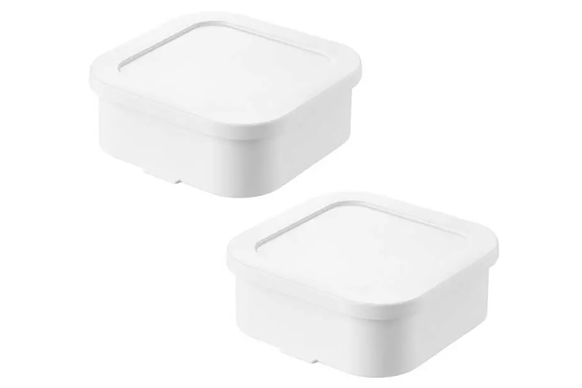 温まりやすい立つ冷凍ごはん容器 タワー 一膳 2個組