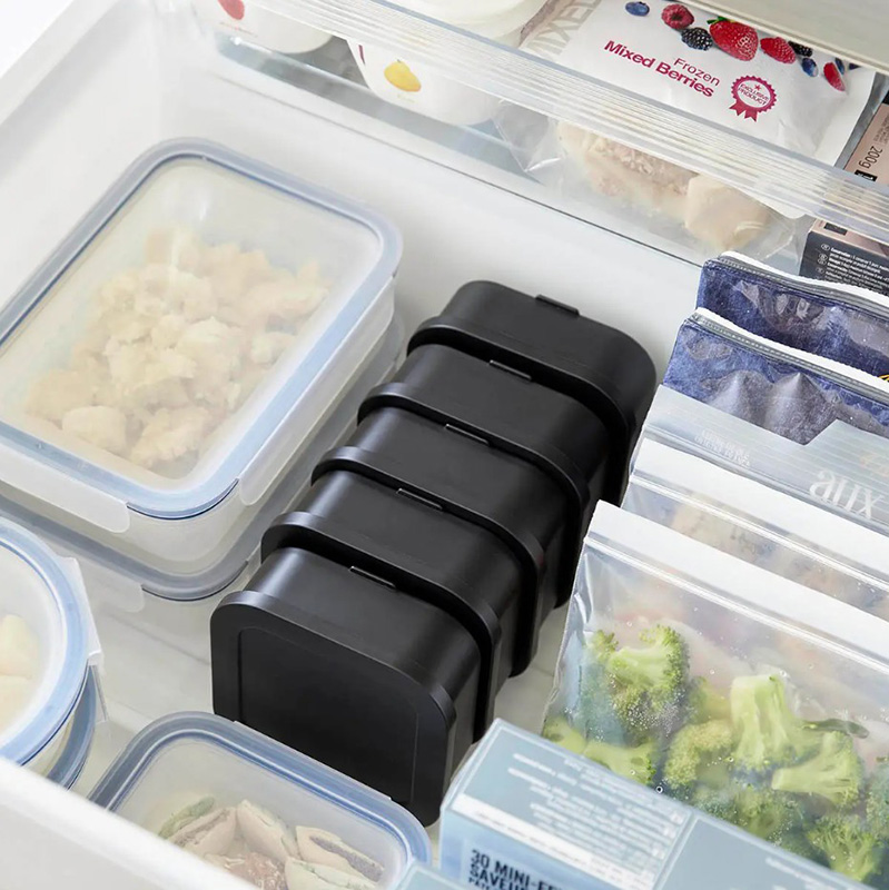 冷凍庫に立てて収納できる