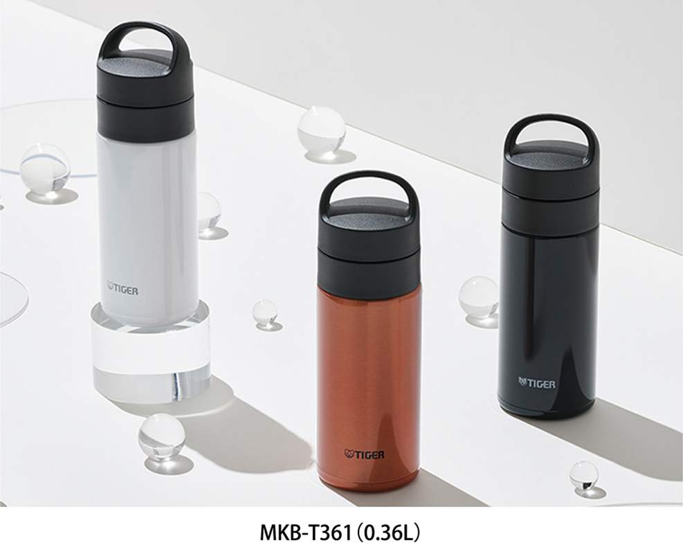 「MKB-T361」は、パールホワイト、パールブラック、クリアーカッパーの3色展開