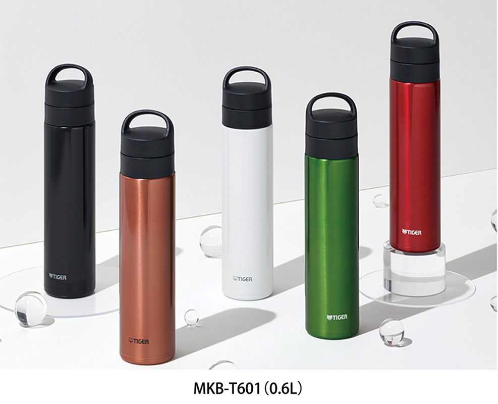 「MKB-T601」は、パールホワイト、パールブラック、クリアーカッパー、クリアーグリーン、クリアーレッドの5色展開