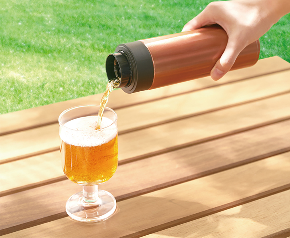 炭酸飲料の冷たさをキープする