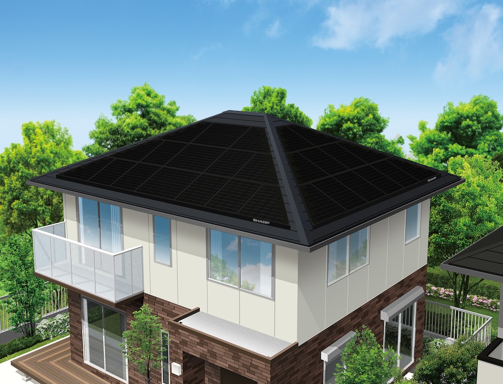 屋根の形状や大きさに合わせて選べる、住宅用単結晶太陽電池モジュール