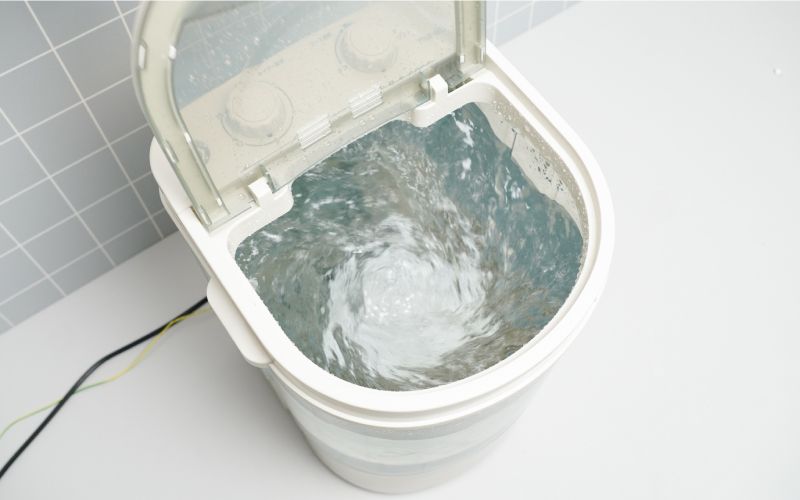 水流を起こししっかり洗う