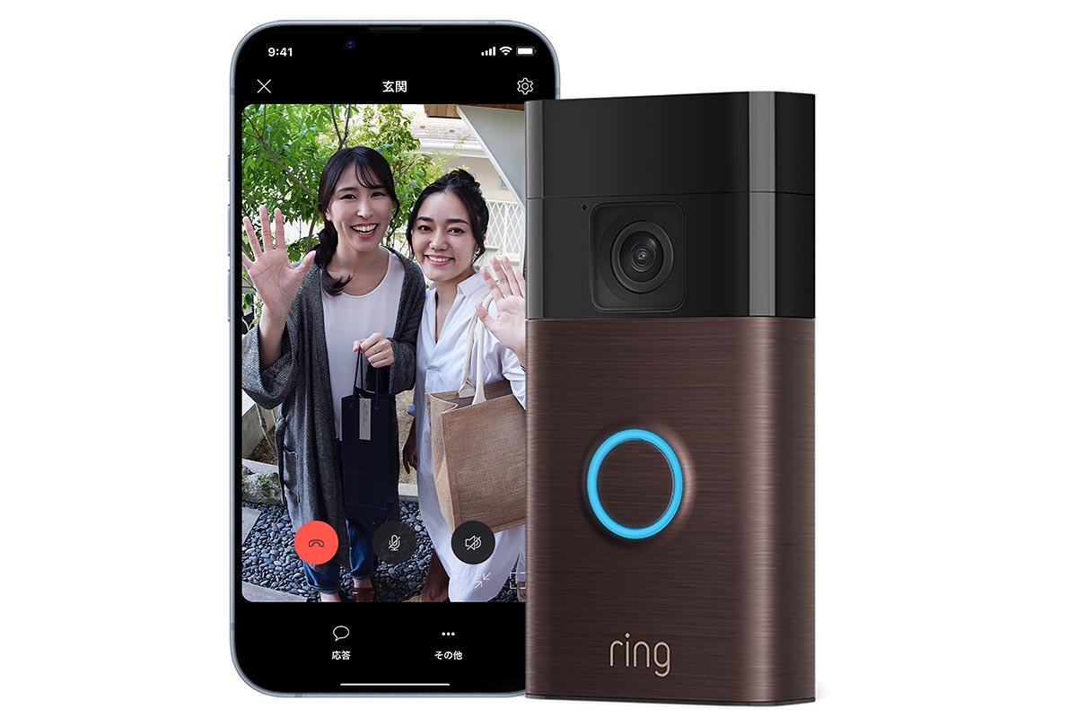 スマホ画面などで来訪者を確認