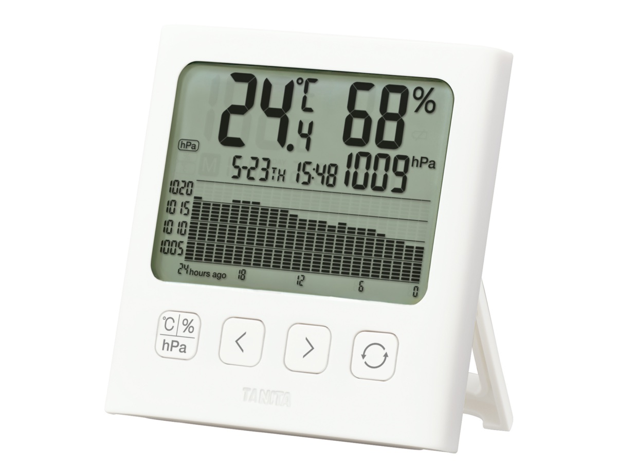 グラフ付きデジタル温湿度計 TT-593