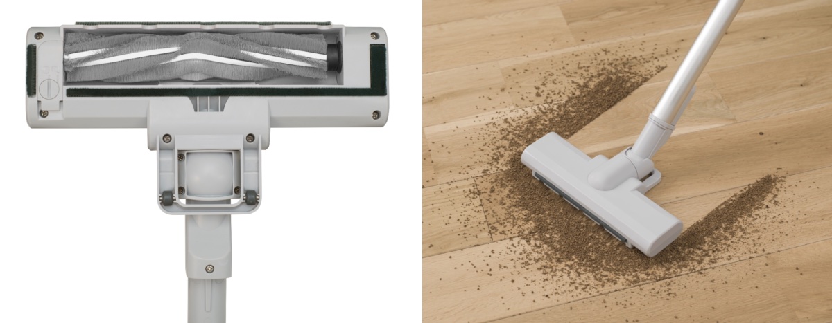 パワーブラシで細かなゴミも逃さない