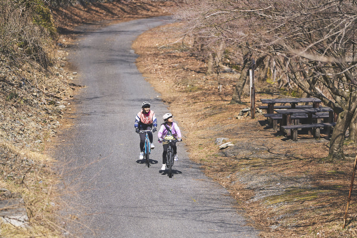 「奥多摩むかし道」は平坦なところもありますが、全体としては上り基調