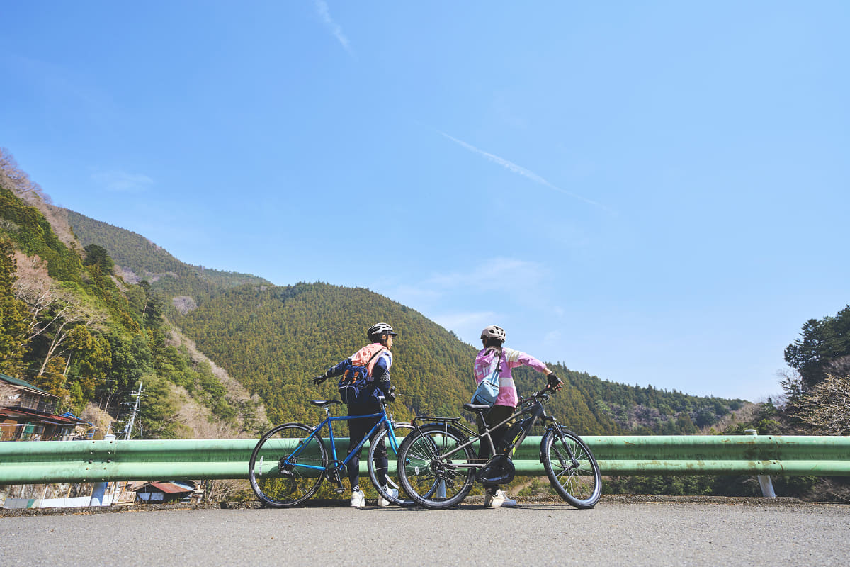 展望スポットで小休憩