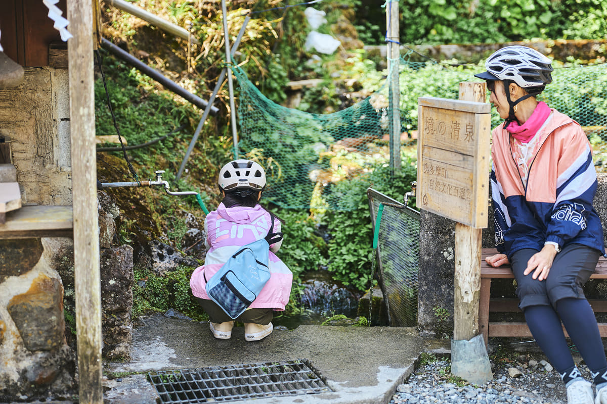 「境の清泉」で自分の身体にもパワーを充填