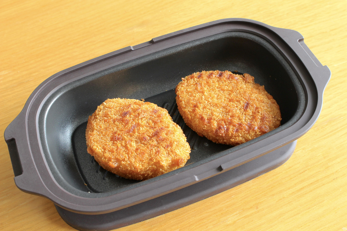 コロッケも唐揚げも、美味しく復活! 温め直しの加熱時間は食材によりますが、大体トータルで3〜5分が目安