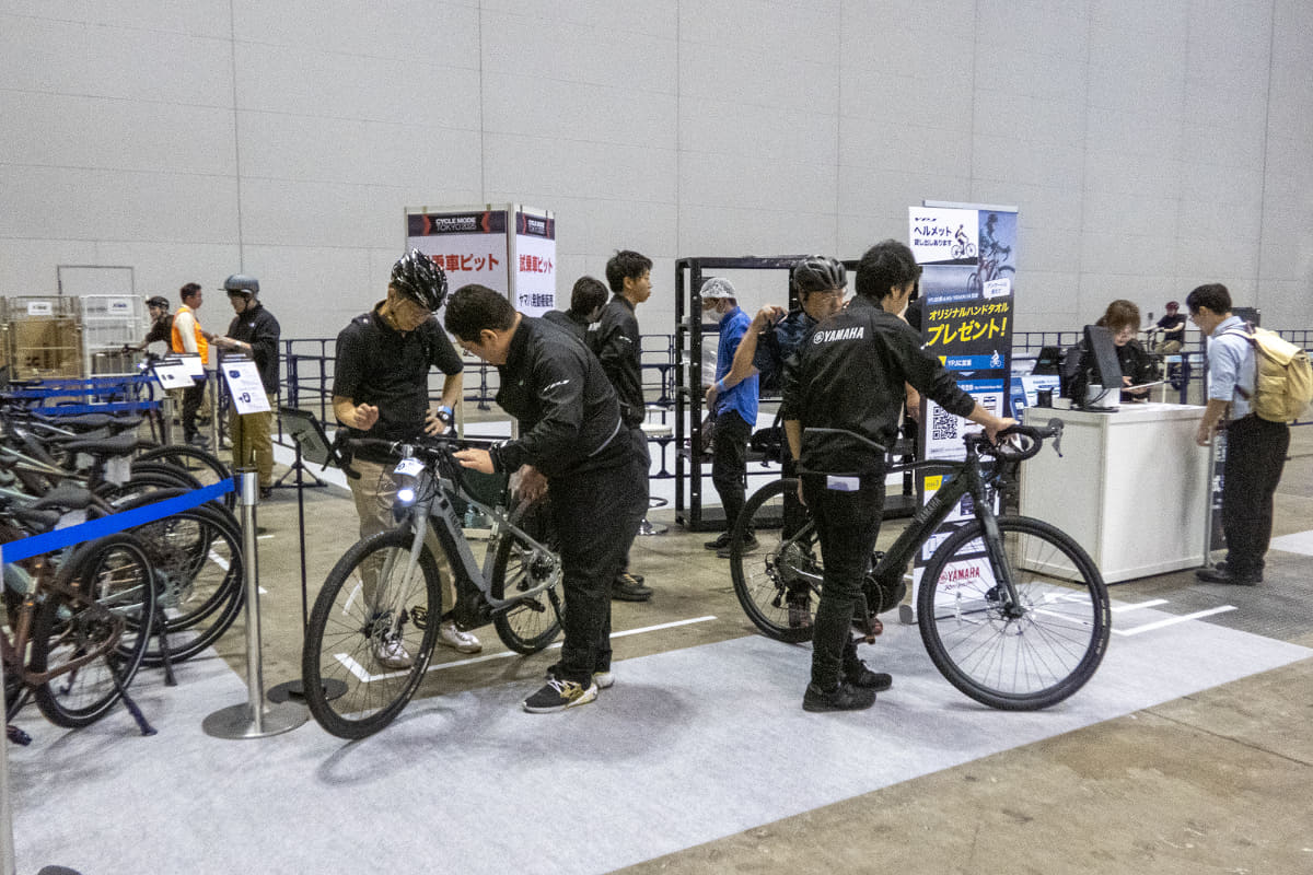 試乗も大人気だったようです