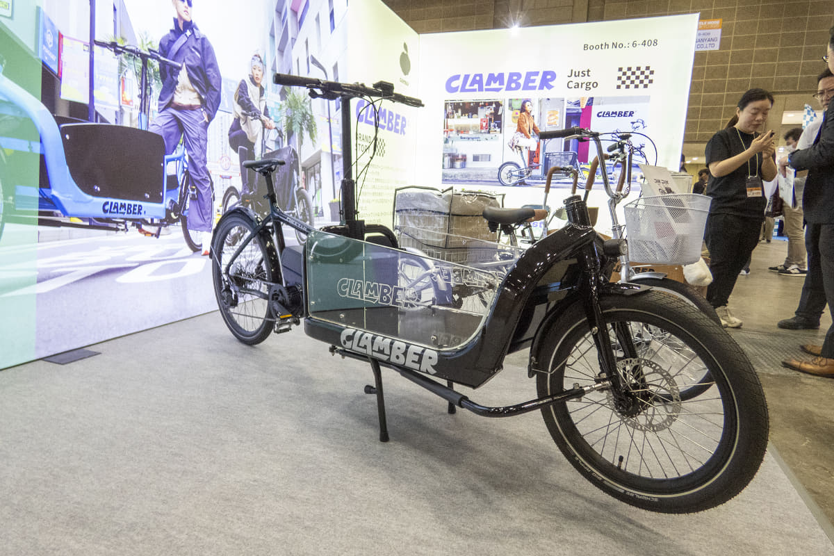 かなりの積載能力がありそうなクランバーのカーゴバイク