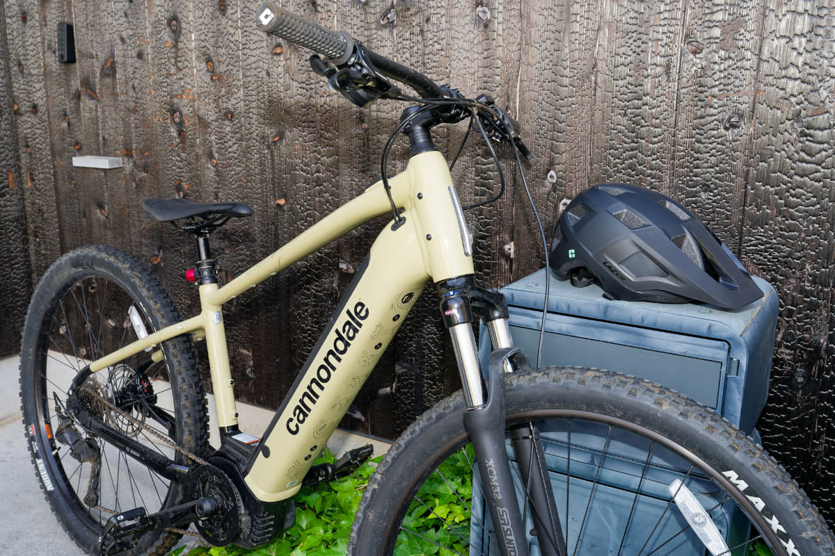 e-MTBとともにお出かけ