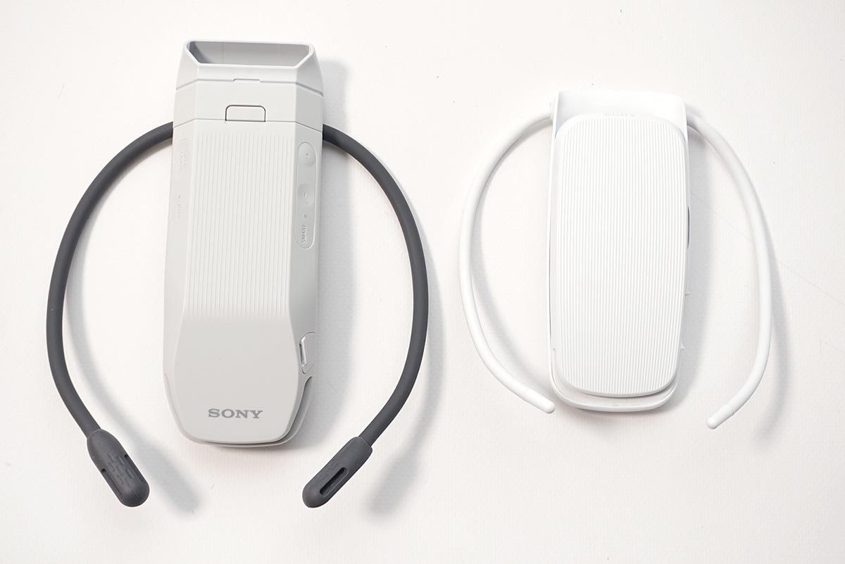 左がプロ、右がファイブ。大きさとデザインがかなり異なっています