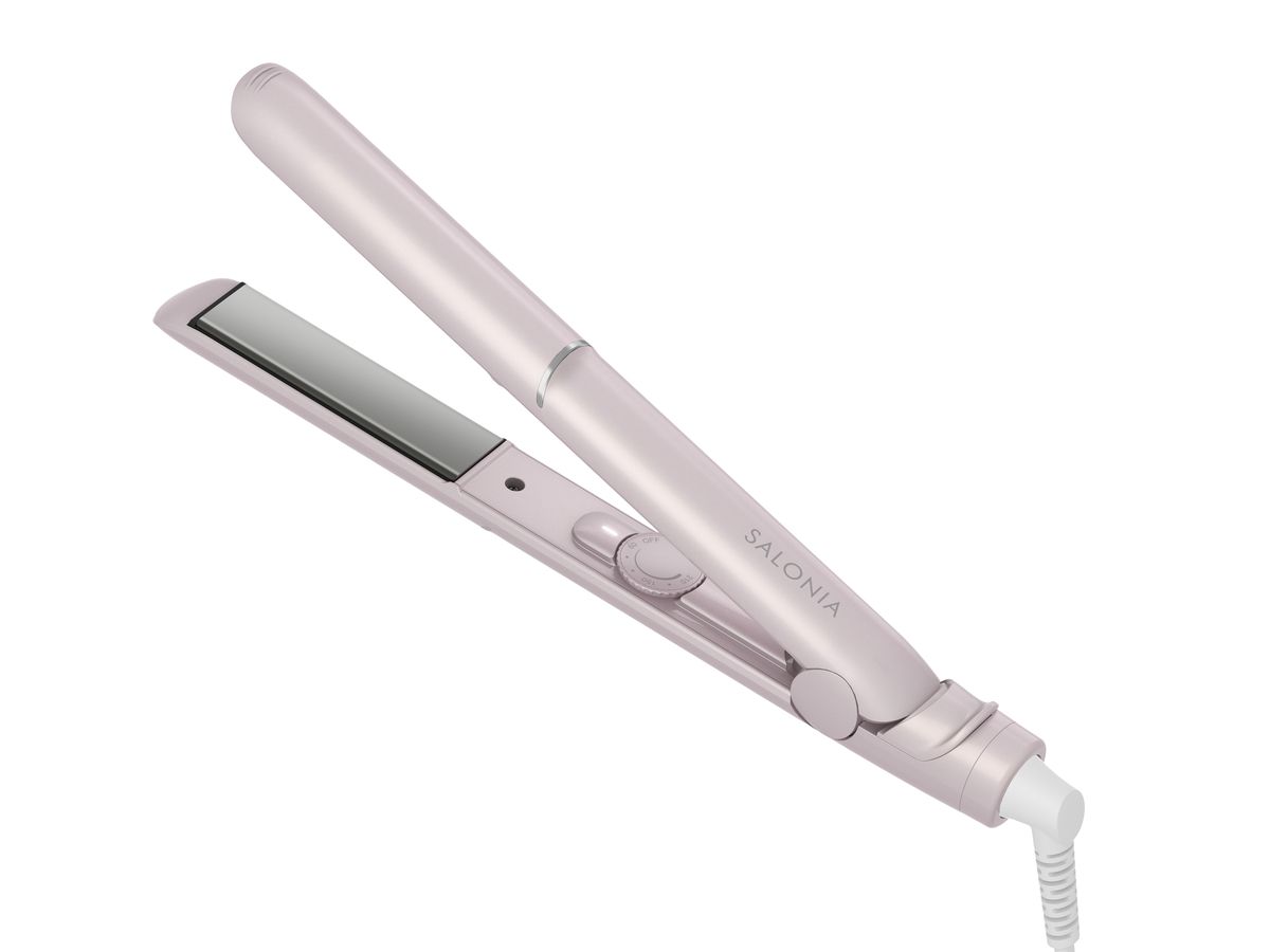 グロッシーケア ストレートヘアアイロン 24mm。カラーはピンク