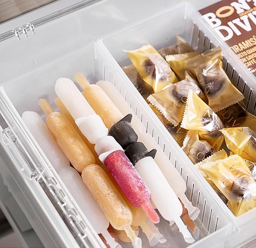 冷凍庫内での液だれや周囲の汚れを防ぐ