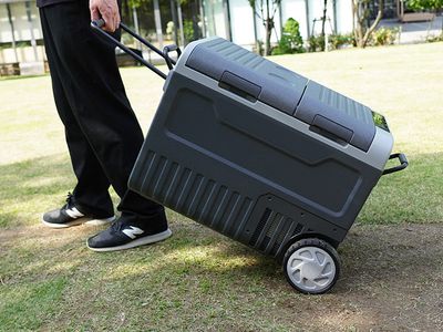 「キャスター付き車載用2ドア冷凍冷蔵庫45L CAFL25HGY45L」