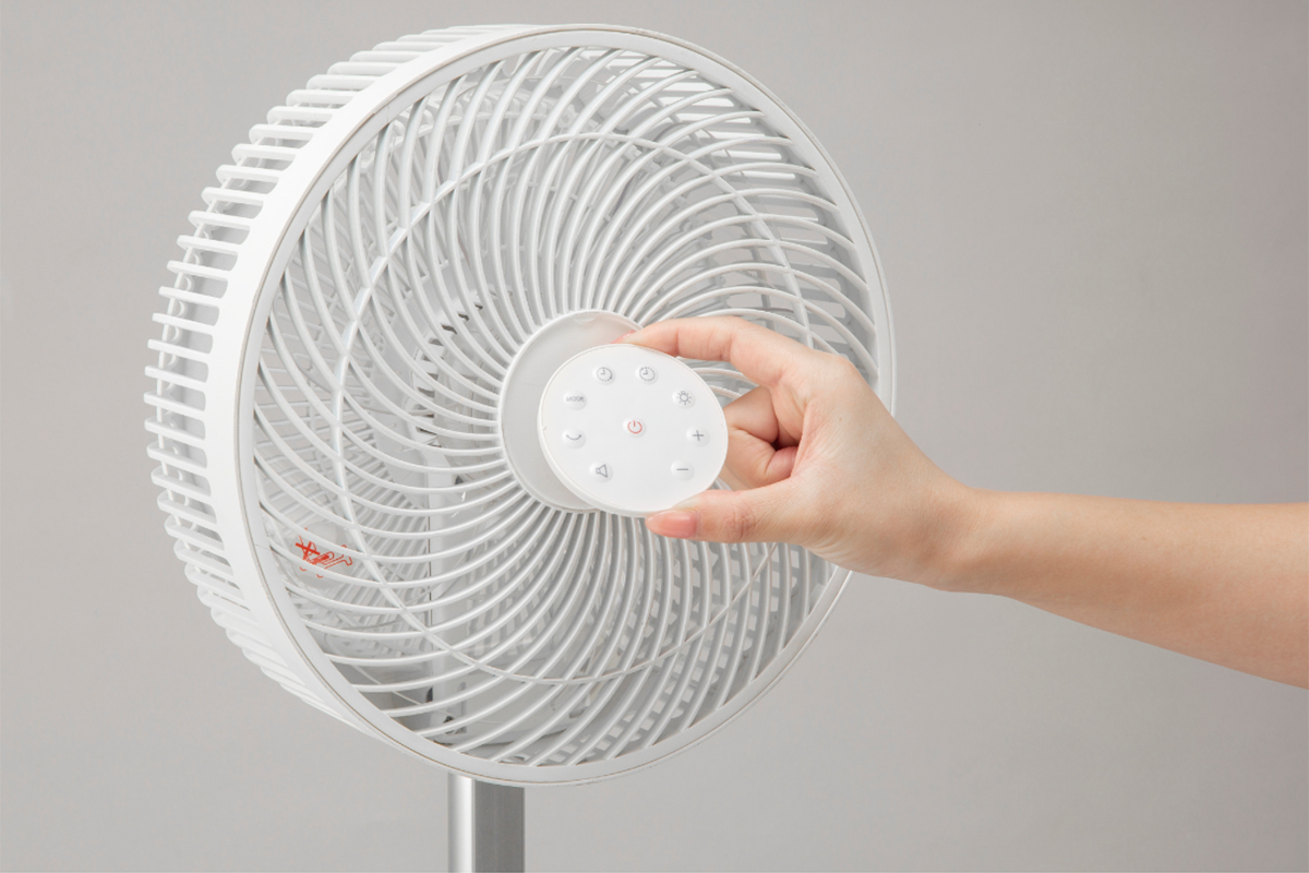 前ガードと羽根が取り外せる