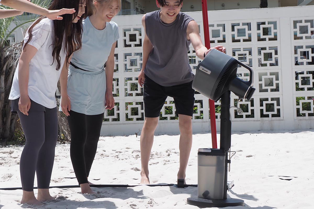 アウトドアのアクティビティにも使いやすい