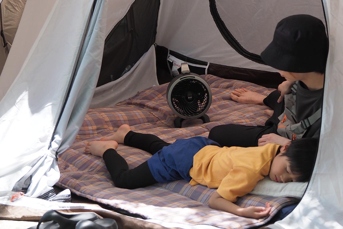 アウトドアでの使用例