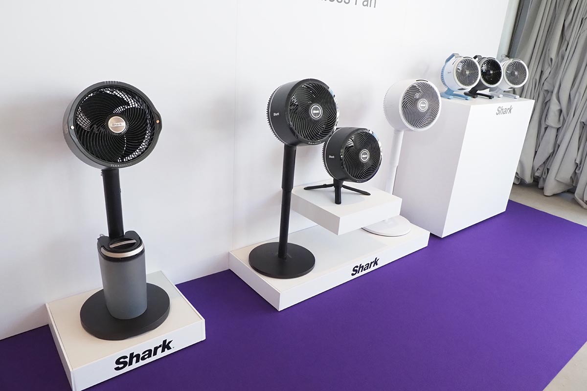 シリーズのラインナップ。左からPro Mist、FlexBreeze、HydroGo