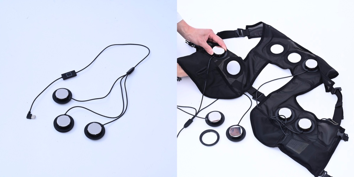 ペルチェプレートの位置を調整できる