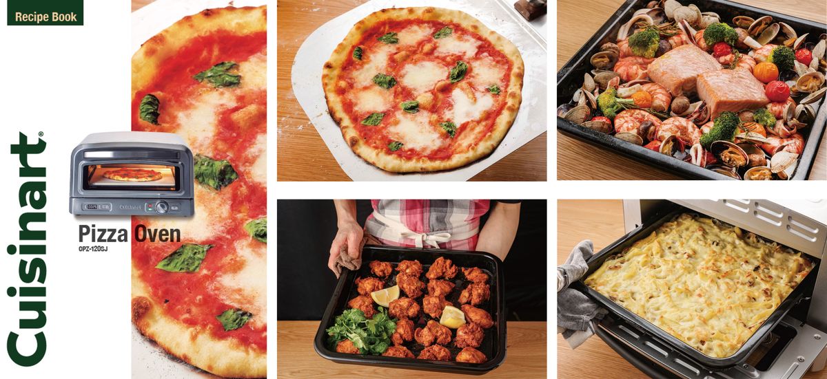 ピザレシピはもちろん、高温を活かしたオーブン料理も楽しめる