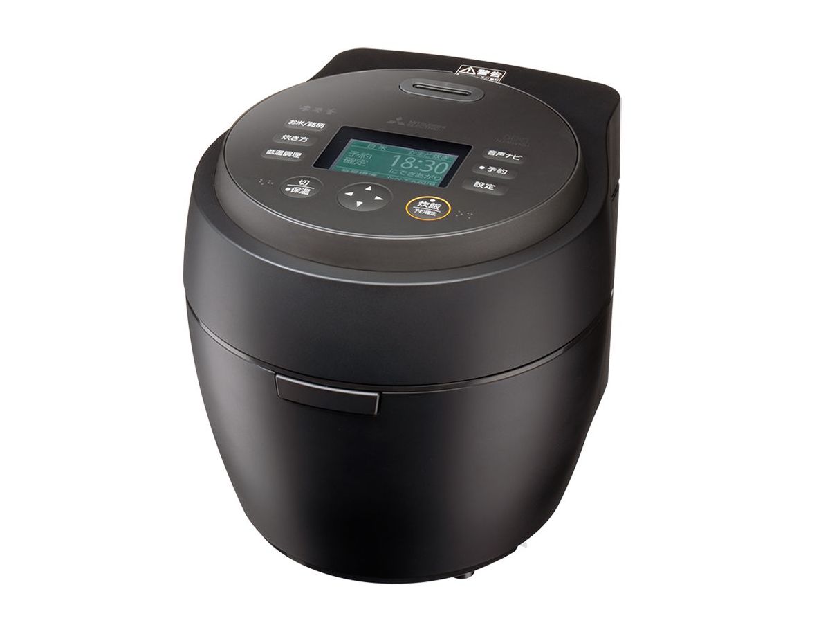 本炭釜 紬 NJ-BW10H。カラーは炭漆黒