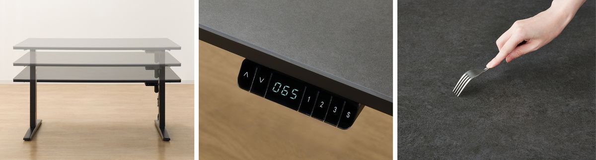 天板には高耐久性セラミック素材を採用