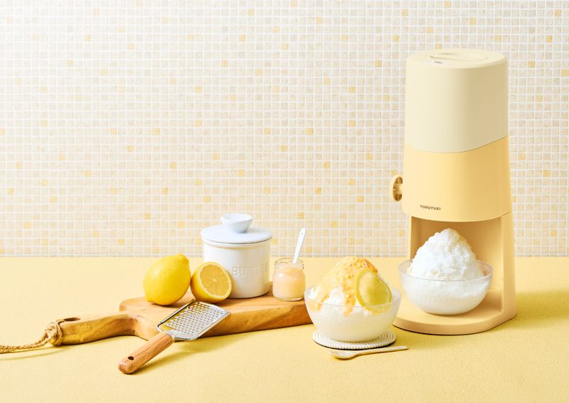 電動ふわふわ とろ雪かき氷器 DTS-B5MYL バターイエロー