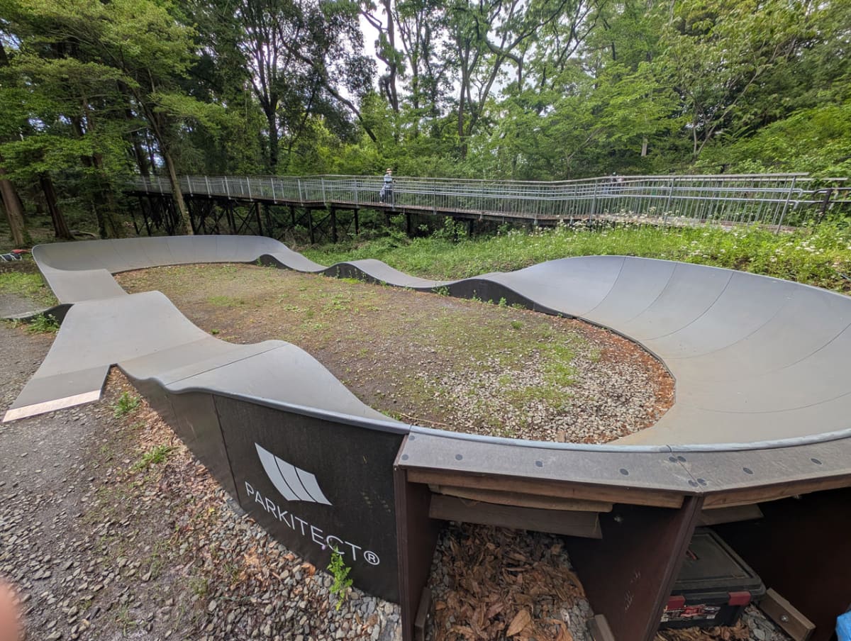 パンプトラックも自由に使える