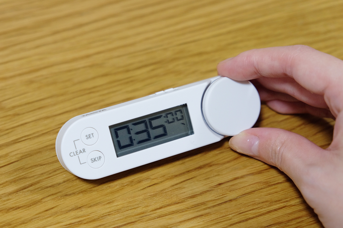 ダイヤルで直感的に操作できる