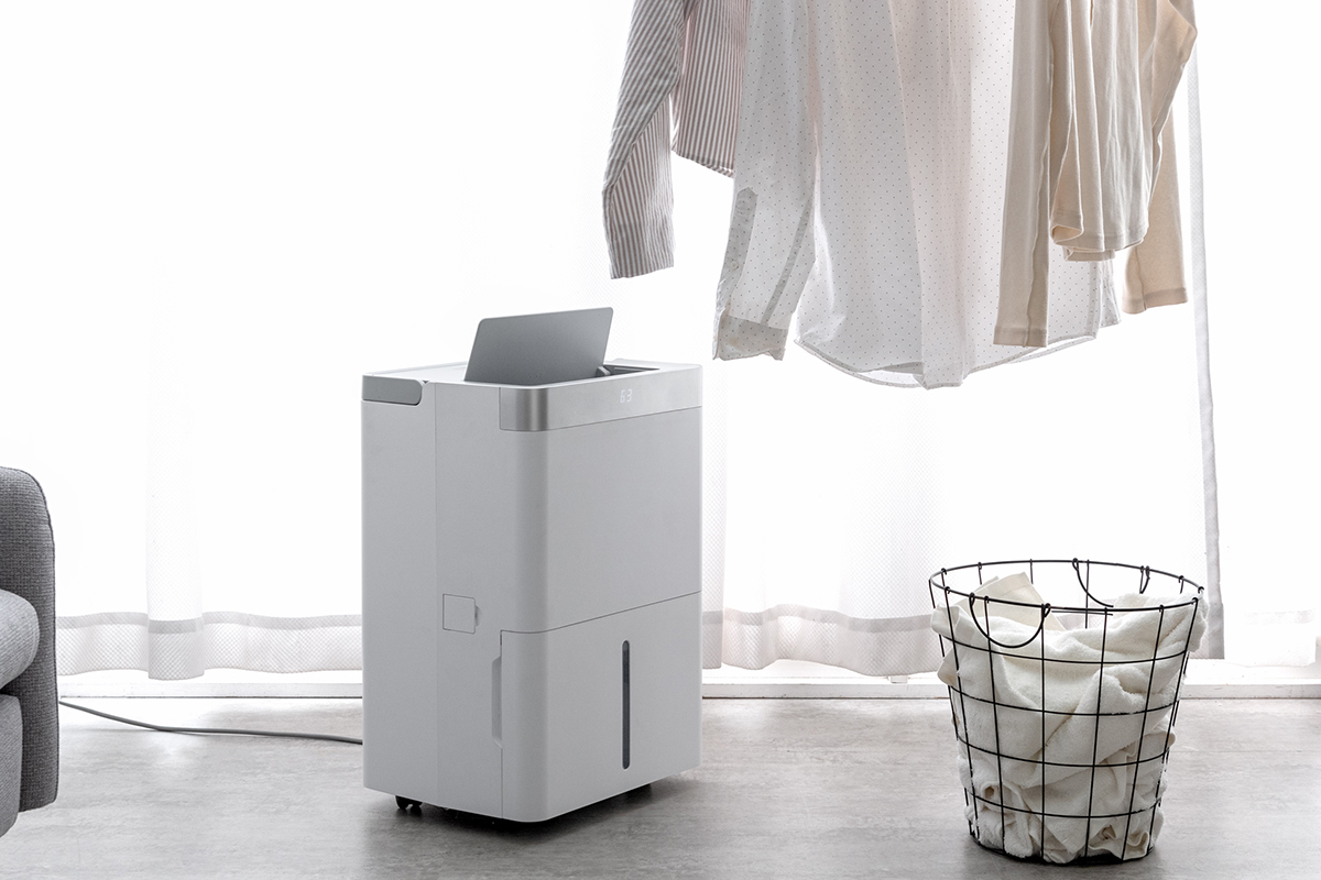 部屋干しに便利な「衣類乾燥モード」を搭載