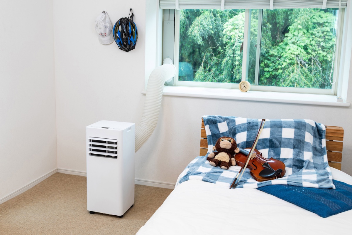 強力冷房とおやすみ設定で夏も快適