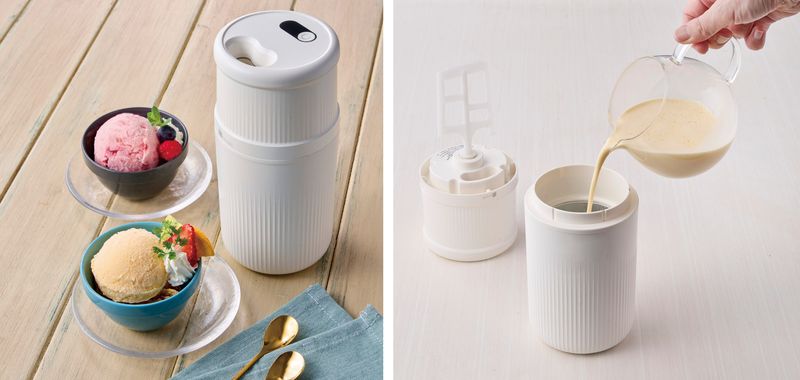 コードレスコンパクトアイスクリームメーカー