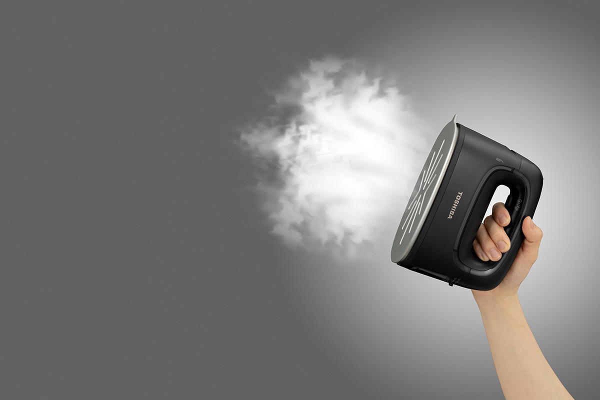 ワンタッチで通常の3倍以上のスチームを瞬間的に噴射できる「倍増ショット」