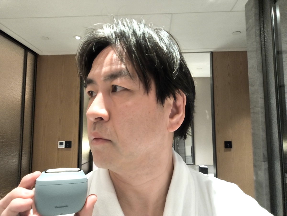 5枚刃よりは時間がかかる印象はあったものの、きれいに剃り切れました