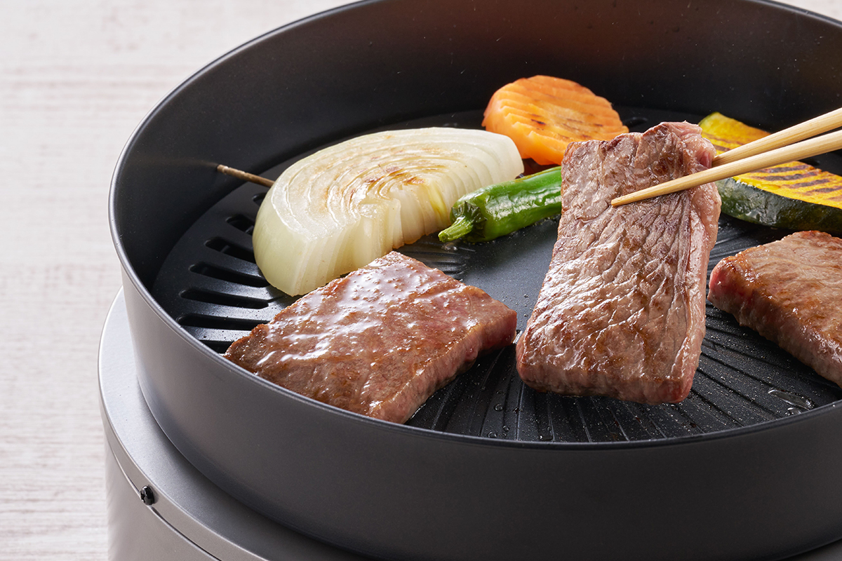 カセットガス スモークレス焼肉グリル“やきまるスリム”
