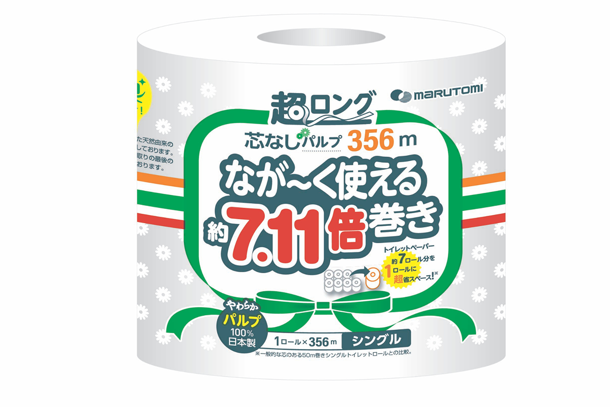 超ロングトイレットペーパー約7.11倍巻シングル 1ロール